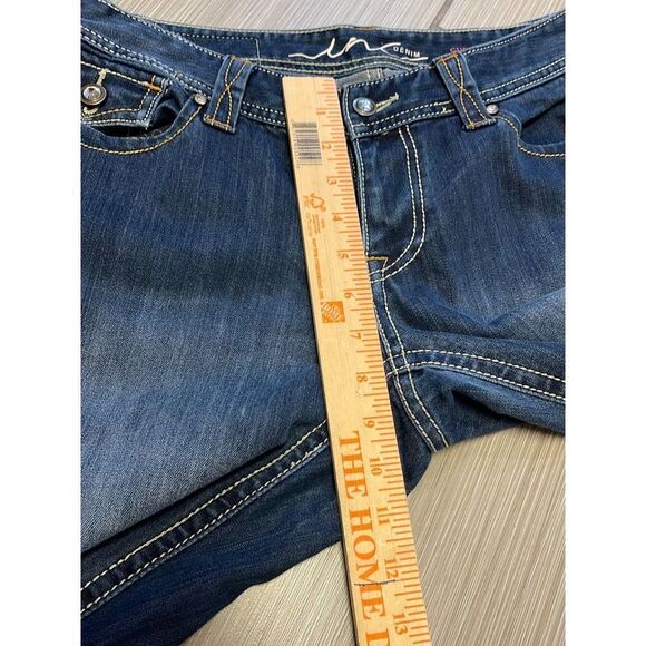 Inc international concepts curvy fit boot leg jeans womens sz 6 dark Wash denim - Picture 6 of 11